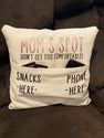 Handmade “Mom” Pocket Pillow / Envelope Pillowcase