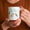 Tits Ceramic Bird Mug