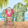 Funny Abs Aloha Tropical Flowers Hawaiian Shirt, Summer Men Hawaiian Shirt