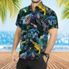 Tropical Gun Hawaiian Shirt, Gun Lovers Shirt, Gun Gift, Gift For Men