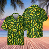 Pickle Hawaiian Shirt | Tropical Funny Summer Mens Wear Beach Shirt | Green Pickles Button Down Shirt