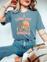 Long Live Cowgirls Tshirt,Retro Shirt,Western Sublimations Shirt,Rodeo Fashion Tee,Cowgirl Shirt,Western Shirt,Country Girl