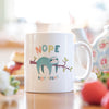 Nope not today sloth mug, funny gift, funny mug, funny mugs, mug, coffee cup, funny gifts, gift for her, christmas gift, birthday gift