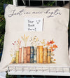 Book pillow Just one more chapter books