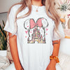 Minnie Castle Valentines T-Shirt, Valentines Day T-Shirt, Gift For Beloved, Disney Castle Shirt, Gift for Girlfriend