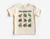 North America Frogs Toddler Shirt - Amphibian Field Guide Kids Tee - Future Herpetologist - Boho Natural Kids & Youth Shirts