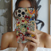 Vintage Mosaic Charm Phone Case, Mosaic Tiles Case, Mosaic Art, iPhone 15 14 13 12 11 Pro Max 8 Plus X, Samsung Galaxy S23 S22 S20 Ultra