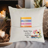 Book lover pillow gift Book pillow pocket pillow case