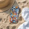 Italian Summer Themed Collage Phone Case, European Summer