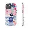 Coquette 8 Ball Collage Phone Case, Preppy and Cute Aesthetic