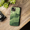 Primordial Swirling Green Phone Case, Matcha Tea iPhone Case, Cute Phone Case