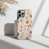 Vintage Seashell Pattern Phone Case, Beachy Tropical Phone Case