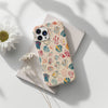 Vintage Seashell Pattern Phone Case, Beachy Tropical Phone Case