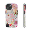 Pink Coquette Collage Phone Case, Cute and Trendy Aesthetic, iPhone 15 14 13 12 11 Pro Max 8 Plus X, Samsung Galaxy S23 S22 S20 Ultra