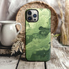 Primordial Swirling Green Phone Case, Matcha Tea iPhone Case, Cute Phone Case