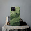 Primordial Swirling Green Phone Case, Matcha Tea iPhone Case, Cute Phone Case