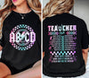 Retro Teacher Tour Shirt gift for Teacher, ABCD Teacher Tour Shirt, End of Year Shirt, Teacher Gift, Back To School Shirt