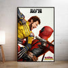 Deadpool & Wolverine (2024) Movie Poster Canvas Wall Art for Bedroom Aesthetic Art Wall Decor Classic Marvel Movie Posters