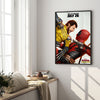 Deadpool & Wolverine (2024) Movie Poster Canvas Wall Art for Bedroom Aesthetic Art Wall Decor Classic Marvel Movie Posters