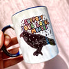 Funny Crow Mug True Crime Raven Coffee Cup