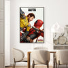 Deadpool & Wolverine (2024) Movie Poster Canvas Wall Art for Bedroom Aesthetic Art Wall Decor Classic Marvel Movie Posters